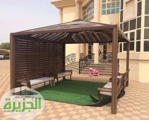 برجولات حدائق: برجولات مودرن للمنازل بالرياض