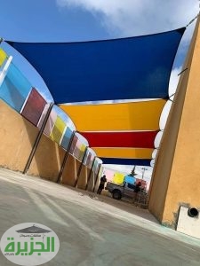 تركيب مظلات الشد الانشائي