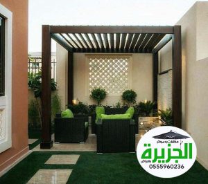 مظلات خشبية