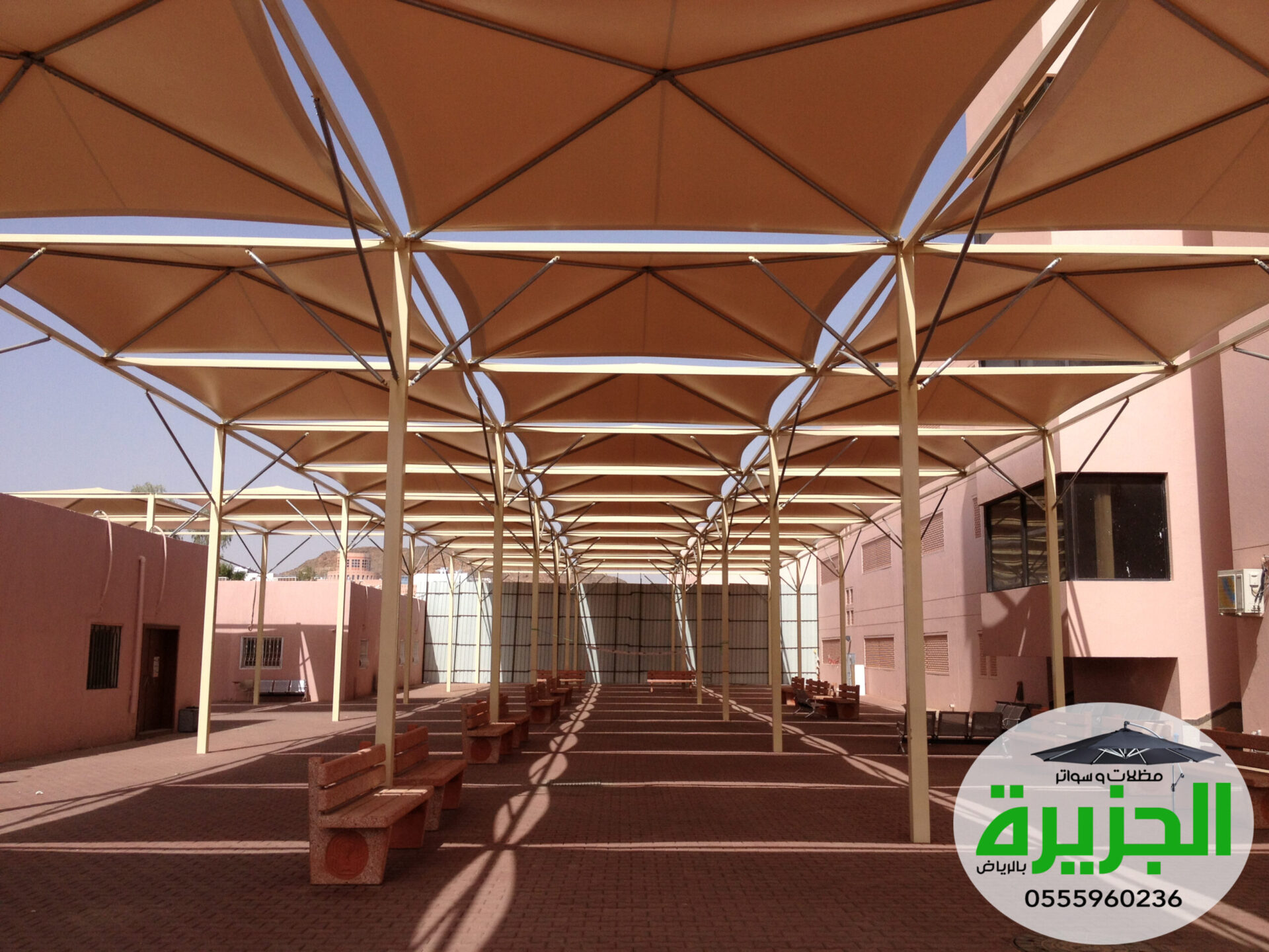 تركيب مظلات المدارس ورياض الأطفال