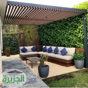 مظلات الرياض: تصميم مظلات حدائق منزلية فخمة