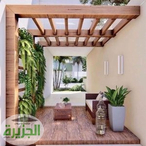 تصميم برجولات حدائق خارجية عالية الجودة بالرياض